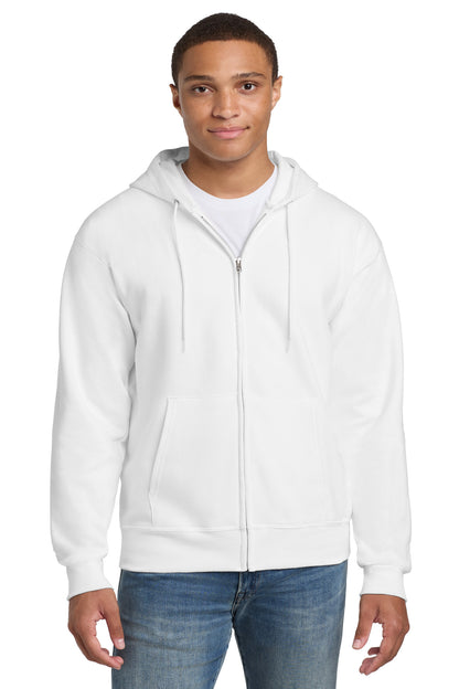 Hanes Ultimate Cotton - Full-Zip Hooded Sweatshirt.  F283