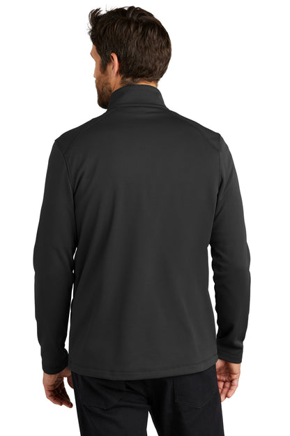 Custom Embroidered Port Authority Smooth Fleece 1/4-Zip F804,Deep Black