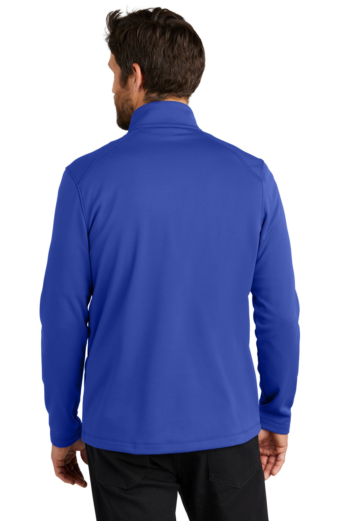 Custom Embroidered Port Authority Smooth Fleece 1/4-Zip F804,True Royal