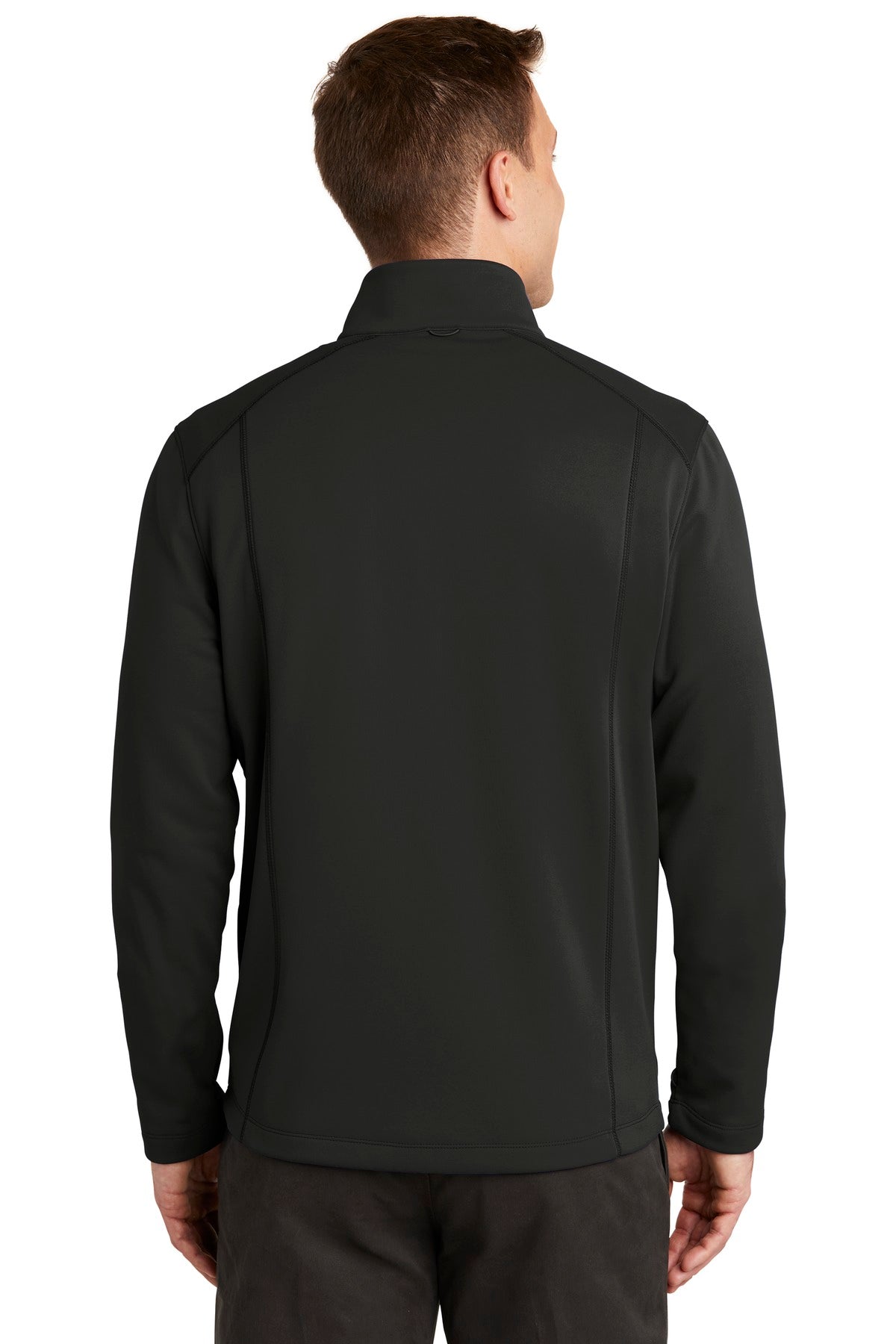 Custom Embroidered Port Authority  Collective Smooth Fleece Jacket. F904,Deep Black