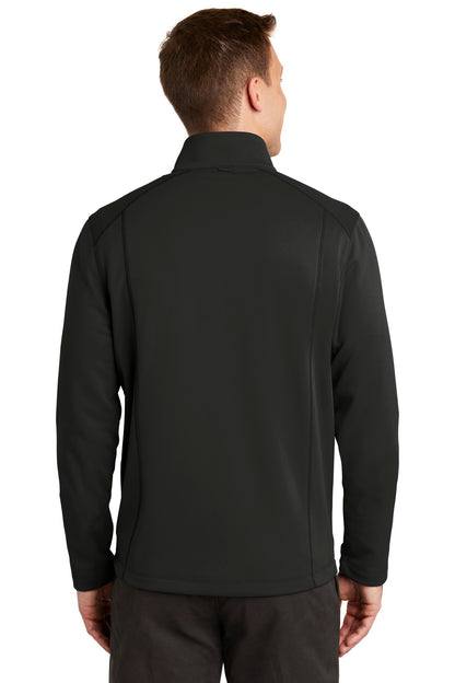 Custom Embroidered Port Authority  Collective Smooth Fleece Jacket. F904,Deep Black