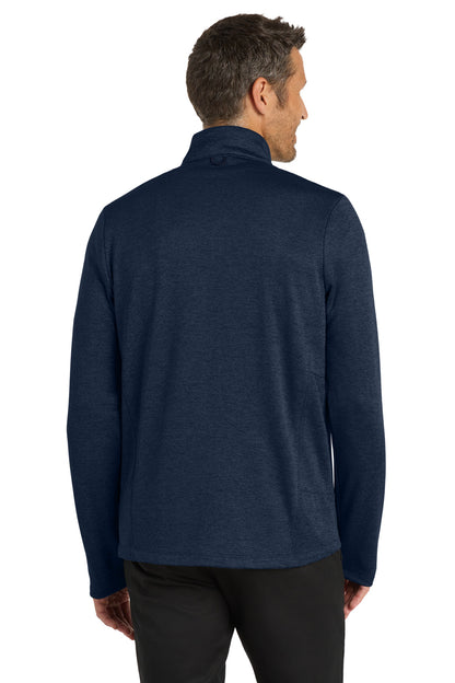 Custom Embroidered Port Authority  Collective Striated Fleece Jacket. F905,River Blue Navy Heather