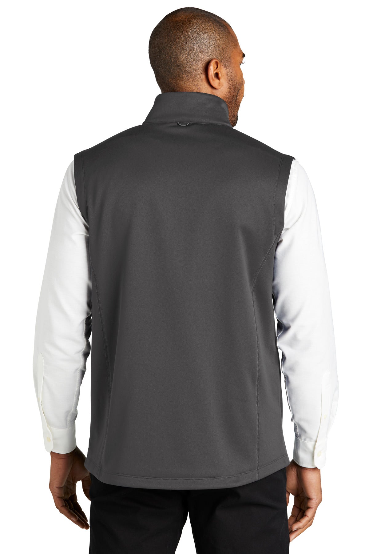 Custom Embroidered Port Authority Collective Smooth Fleece Vest F906,Graphite