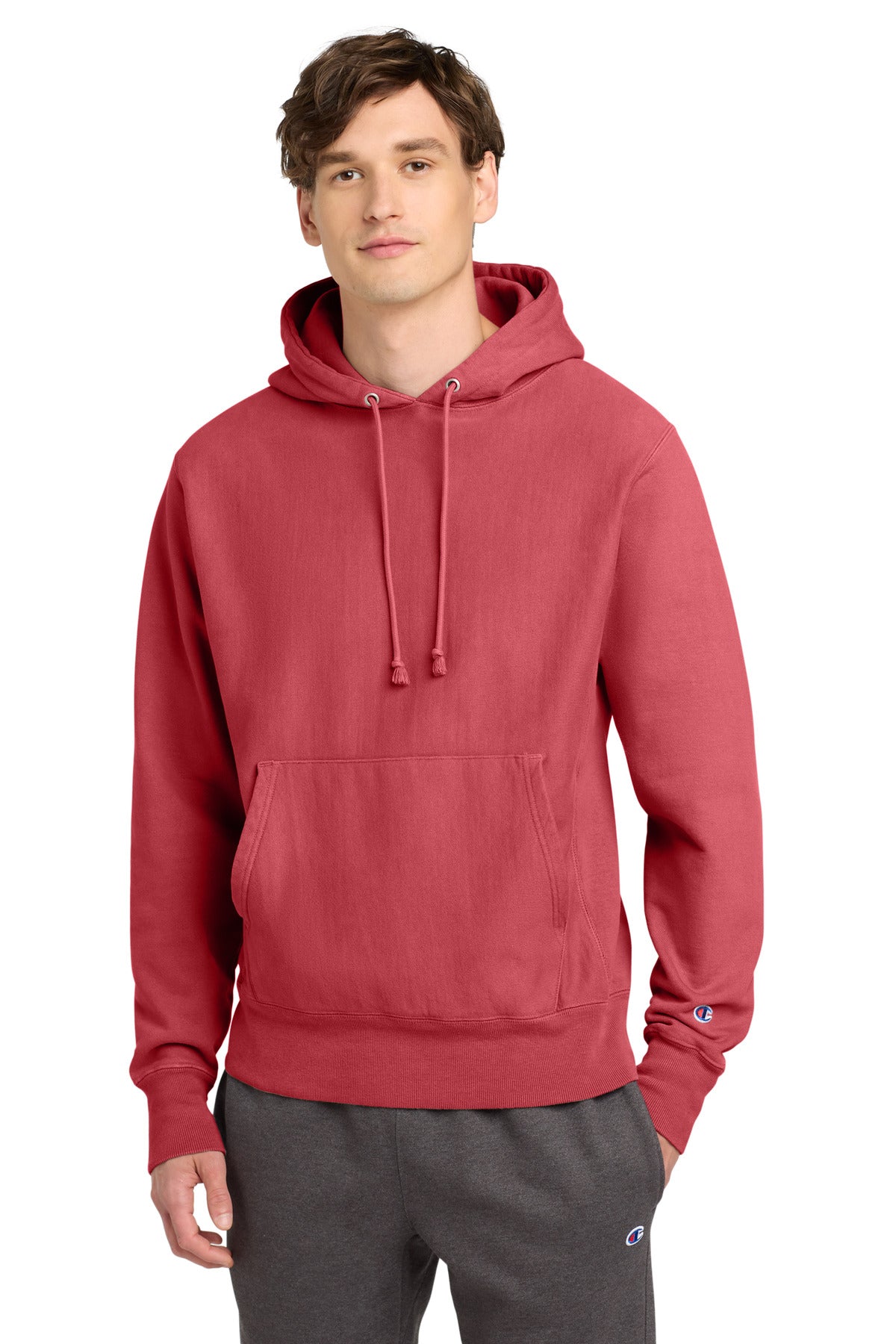 Custom Embroidered Champion Sweatshirts/Fleece in Crimson