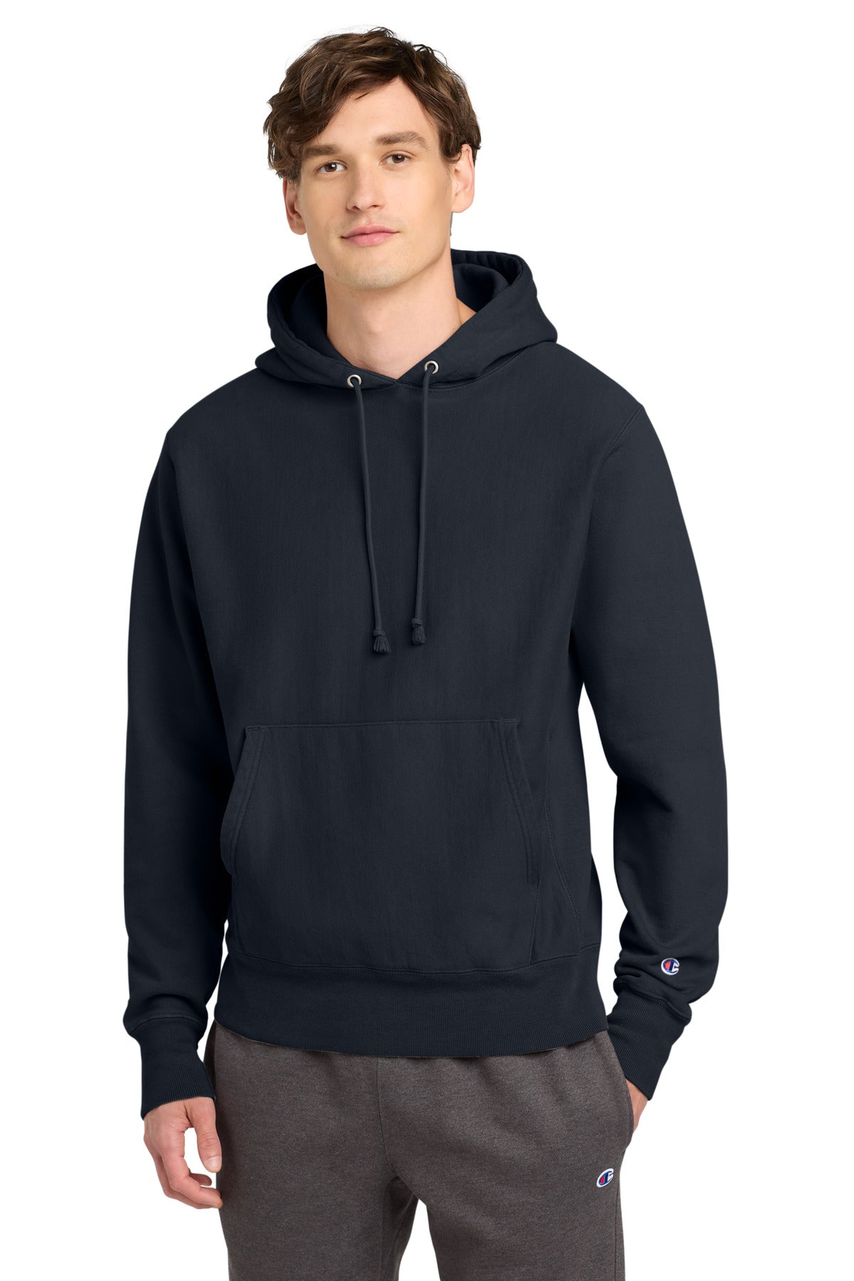 Custom Embroidered Champion Sweatshirts/Fleece in Navy