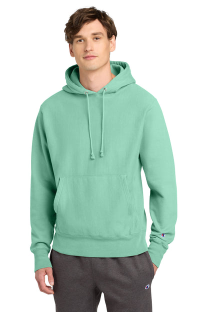 Custom Embroidered Champion Sweatshirts/Fleece in Pale Seafoam