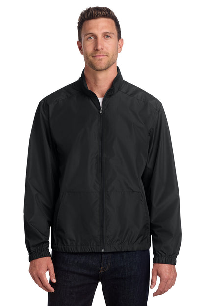 Custom Embroidered Port Authority Outerwear in Black
