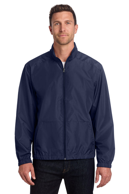Custom Embroidered Port Authority Outerwear in True Navy