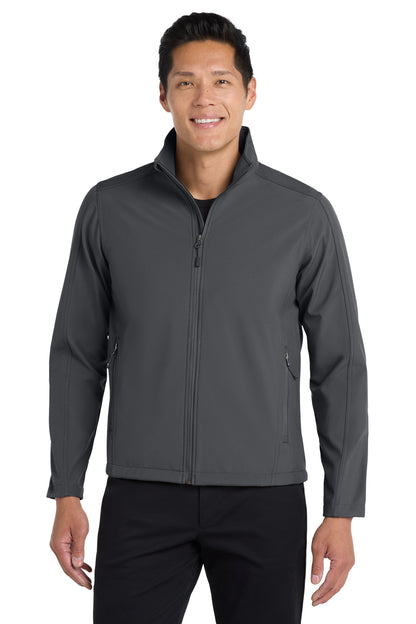 Custom Embroidered Port Authority Outerwear in Battleship Grey