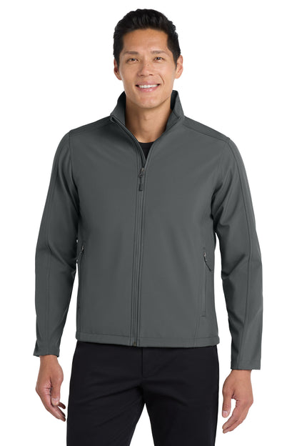 Custom Embroidered Port Authority Outerwear in Deep Smoke