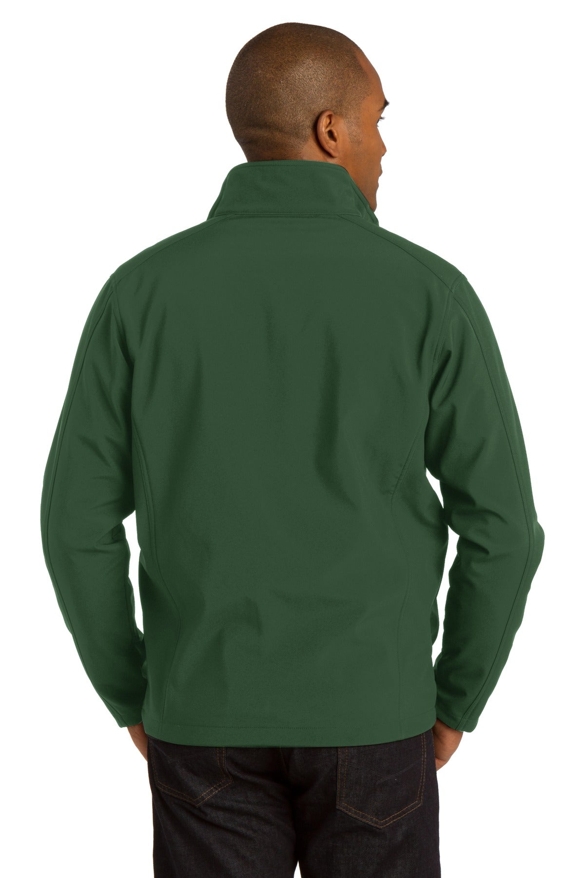 Custom Embroidered Port Authority Core Soft Shell Jacket. J317,Forest Green
