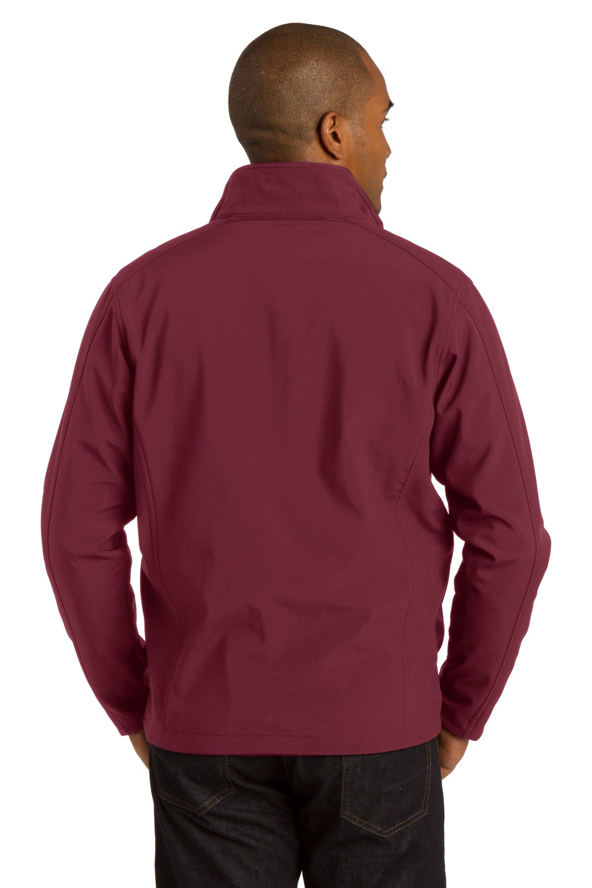 Custom Embroidered Port Authority Core Soft Shell Jacket. J317,Maroon
