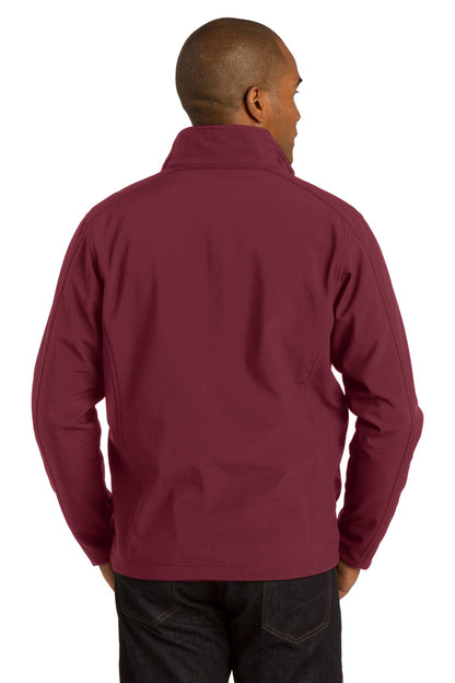Custom Embroidered Port Authority Core Soft Shell Jacket. J317,Maroon
