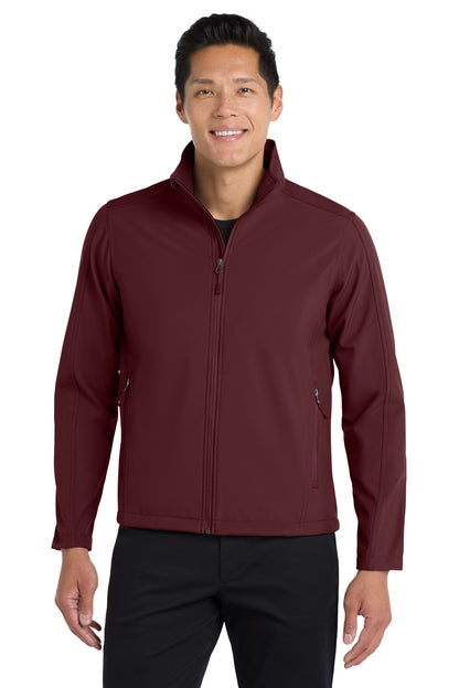 Custom Embroidered Port Authority Outerwear in Maroon