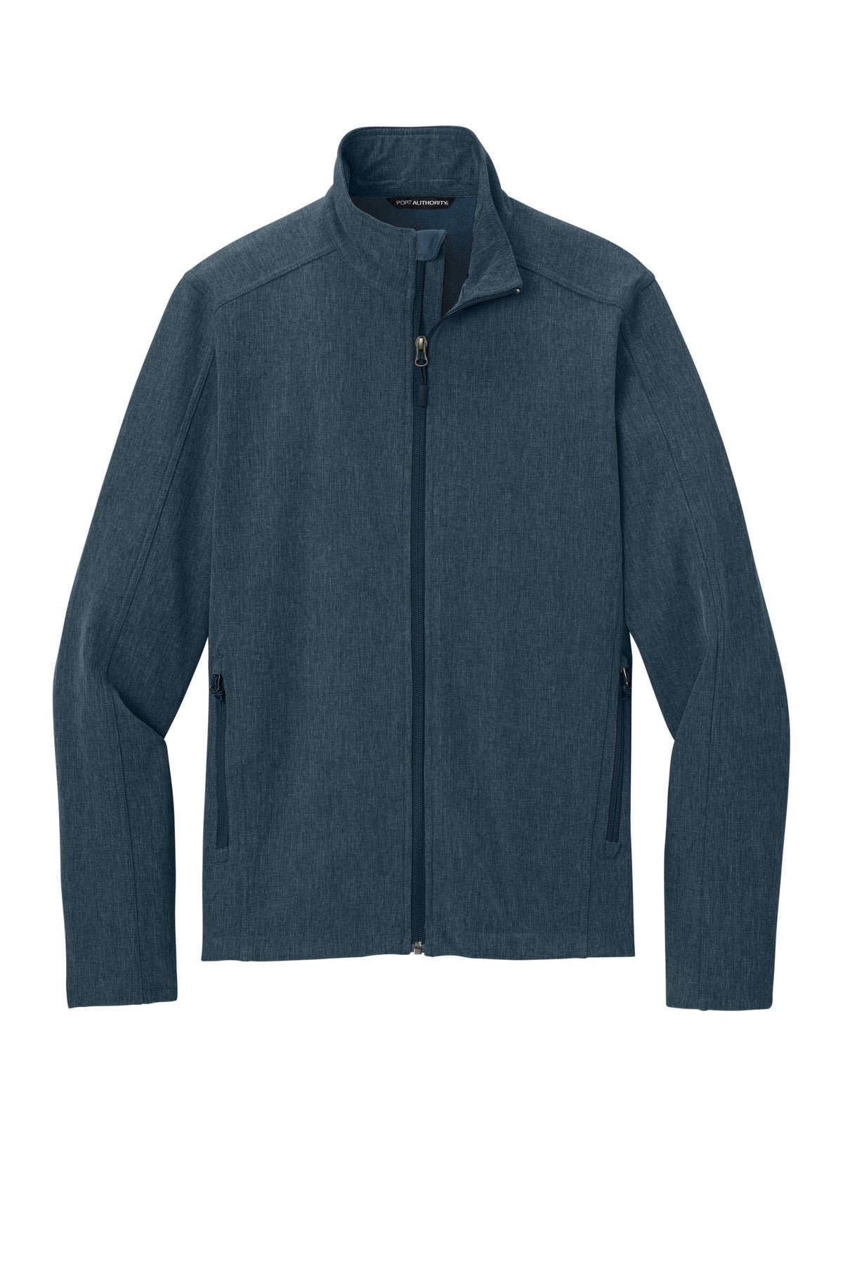 Custom Embroidered Port Authority Outerwear in Navy Heather