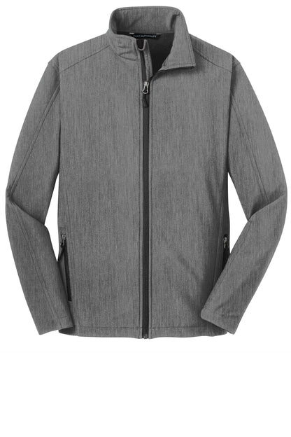 Port Authority Core Soft Shell Jacket. J317 Pearl Grey Heather