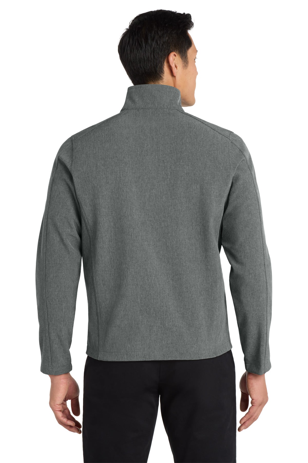 Custom Embroidered Port Authority Outerwear in Pearl Grey Heather