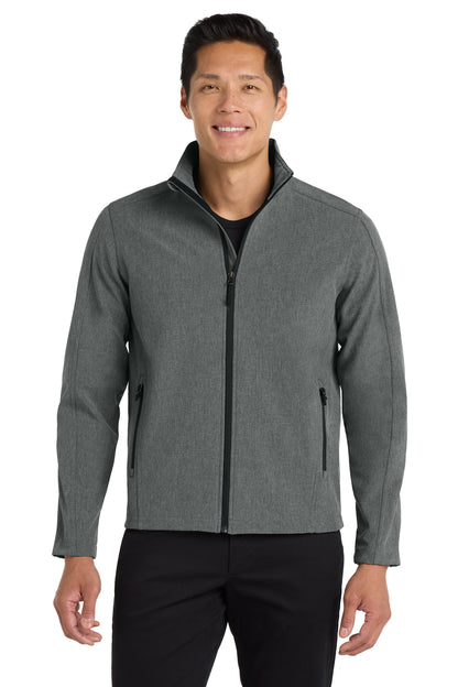 Custom Embroidered Port Authority Outerwear in Pearl Grey Heather