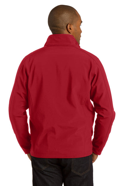 Custom Embroidered Port Authority Core Soft Shell Jacket. J317,Rich Red