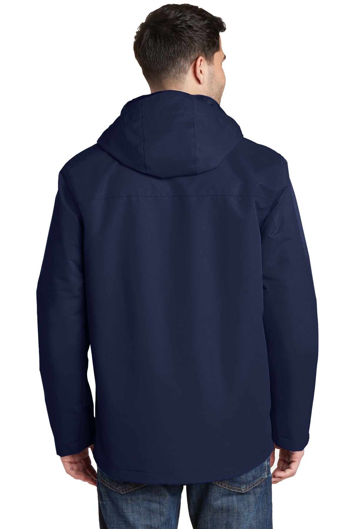 Custom Embroidered Port Authority All-Conditions Jacket. J331,True Navy