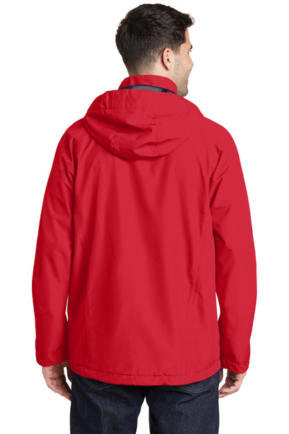 Custom Embroidered Port Authority Torrent Waterproof Jacket. J333,Engine Red
