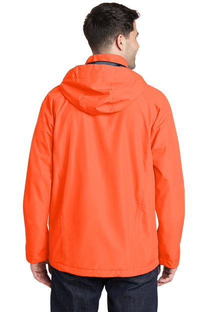 Custom Embroidered Port Authority Torrent Waterproof Jacket. J333,Orange Crush