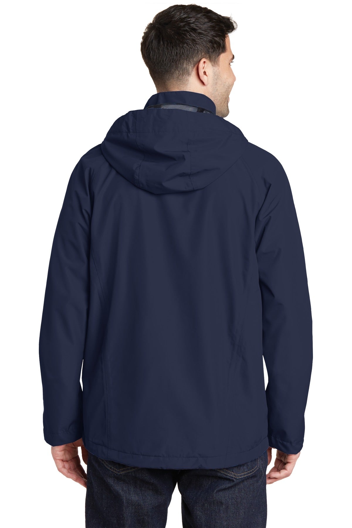 Custom Embroidered Port Authority Torrent Waterproof Jacket. J333,True Navy