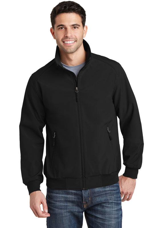 Custom Embroidered Port Authority Outerwear in Black