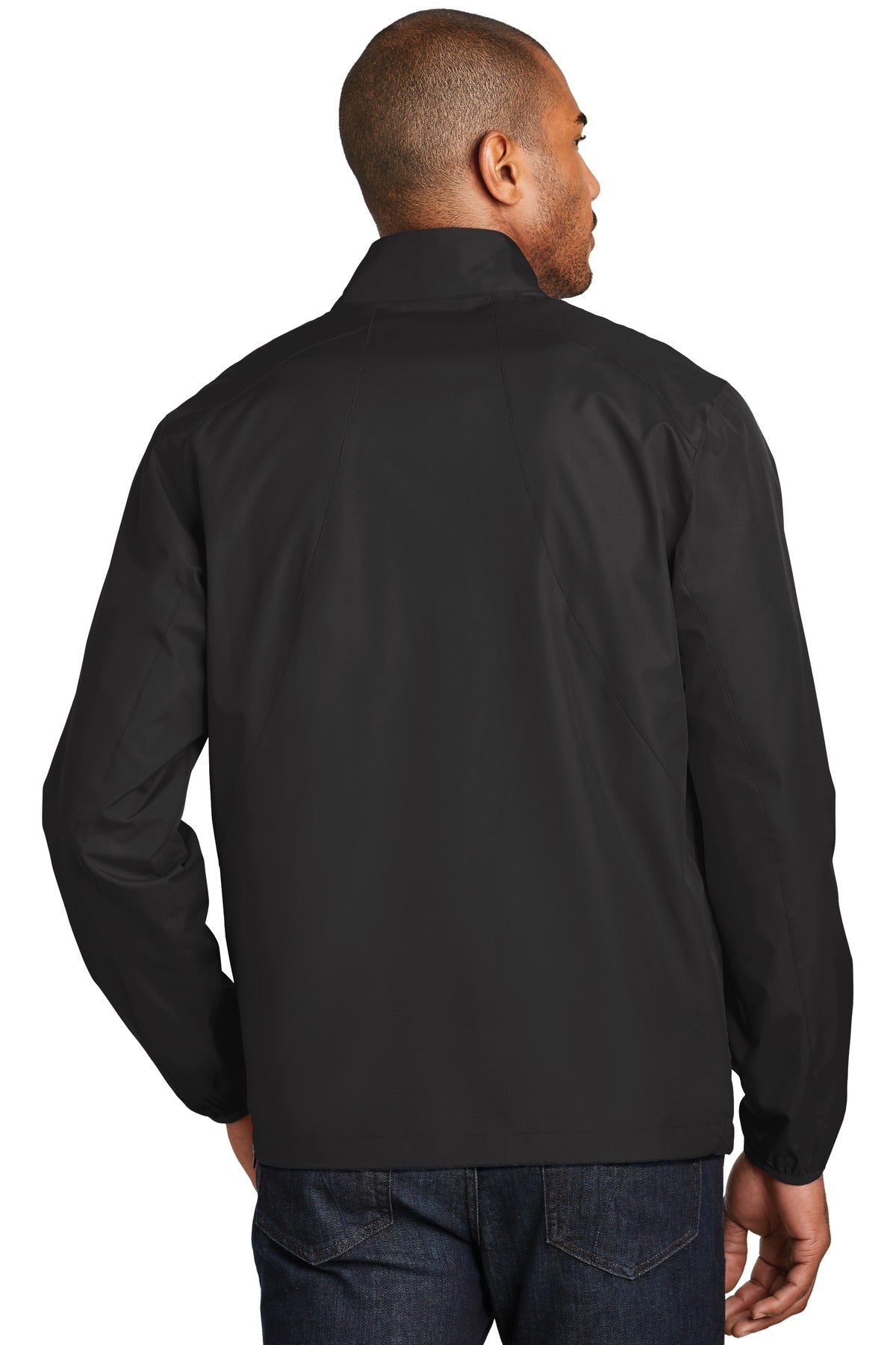 Custom Embroidered Port Authority Zephyr 1/2-Zip Pullover. J343,Black