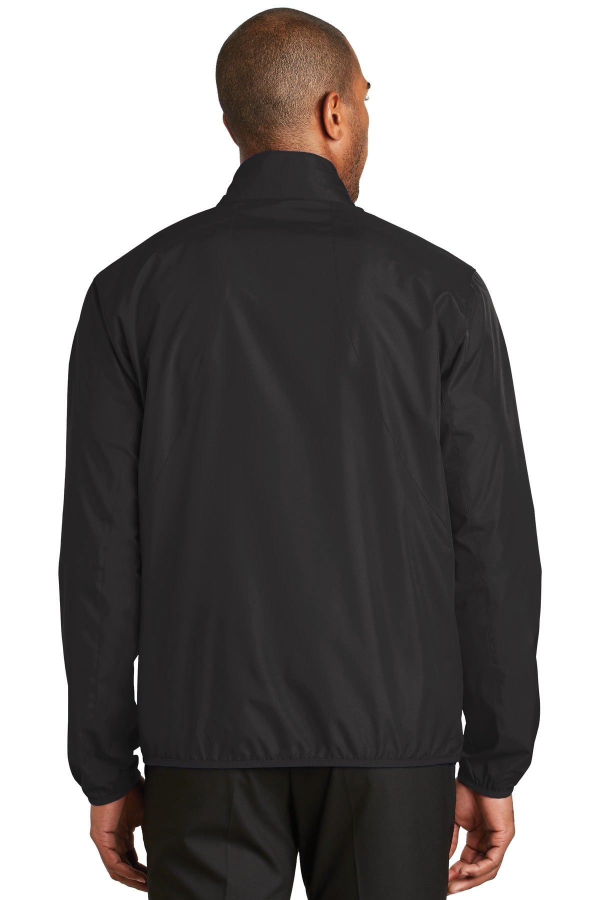 Custom Embroidered Port Authority Zephyr Full-Zip Jacket. J344,Black