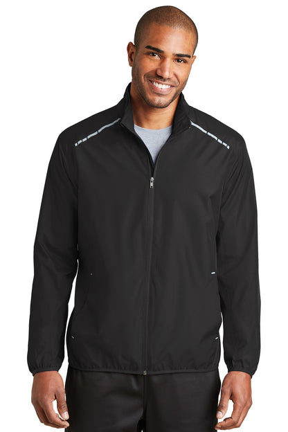 Custom Embroidered Port Authority Outerwear in Black