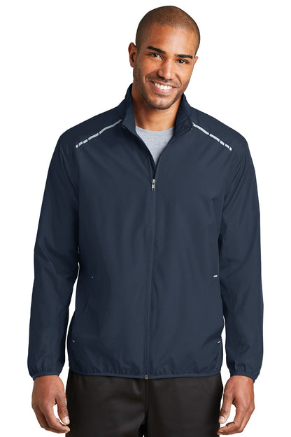 Custom Embroidered Port Authority Outerwear in Dress Blue Navy