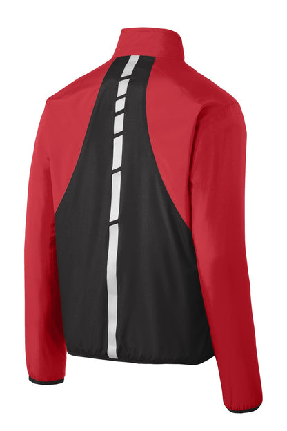 Custom Embroidered Port Authority Outerwear in Rich Red/ Deep Black