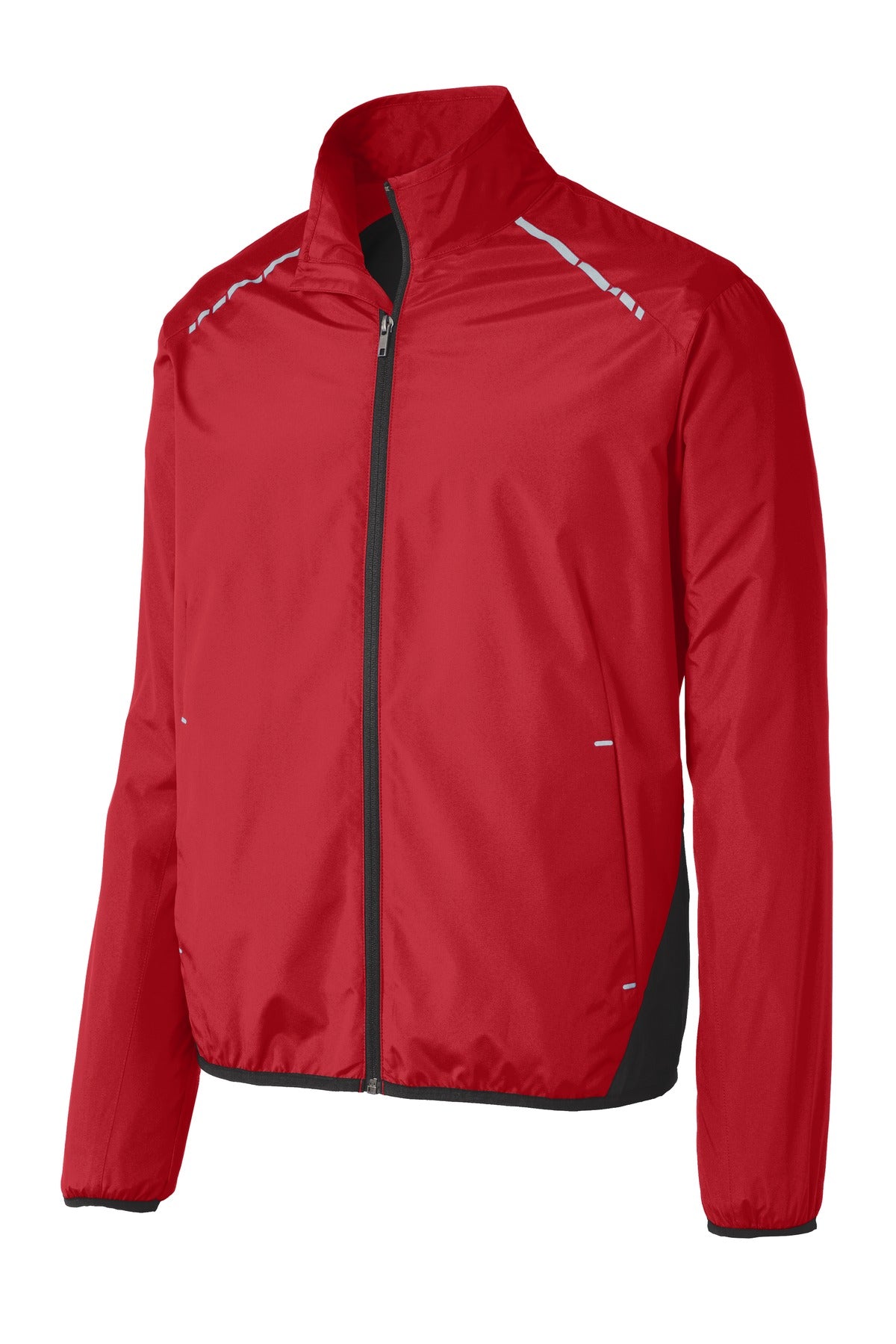 Custom Embroidered Port Authority Outerwear in Rich Red/ Deep Black