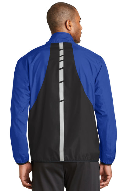 Custom Embroidered Port Authority Outerwear in True Royal/ Deep Black