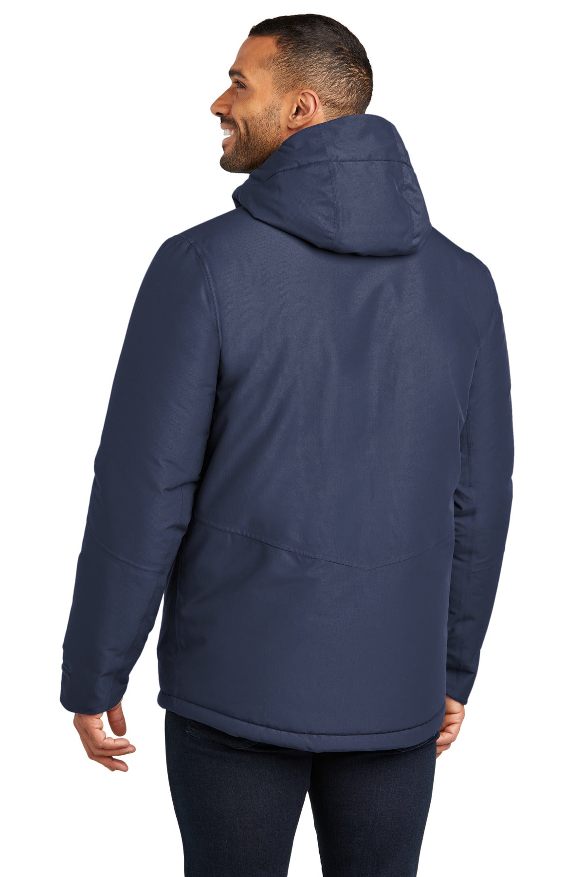 Custom Embroidered Port Authority Venture Waterproof Insulated Jacket J362,Dress Blue Navy