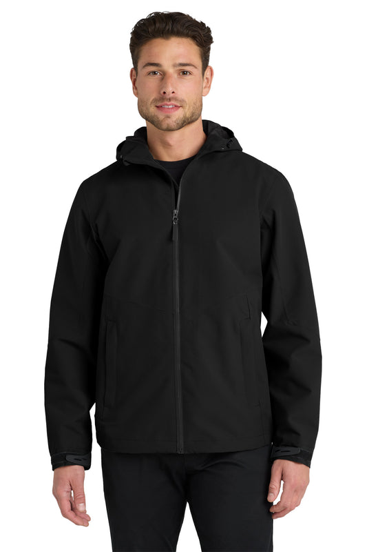 Custom Embroidered Port Authority Outerwear in Deep Black