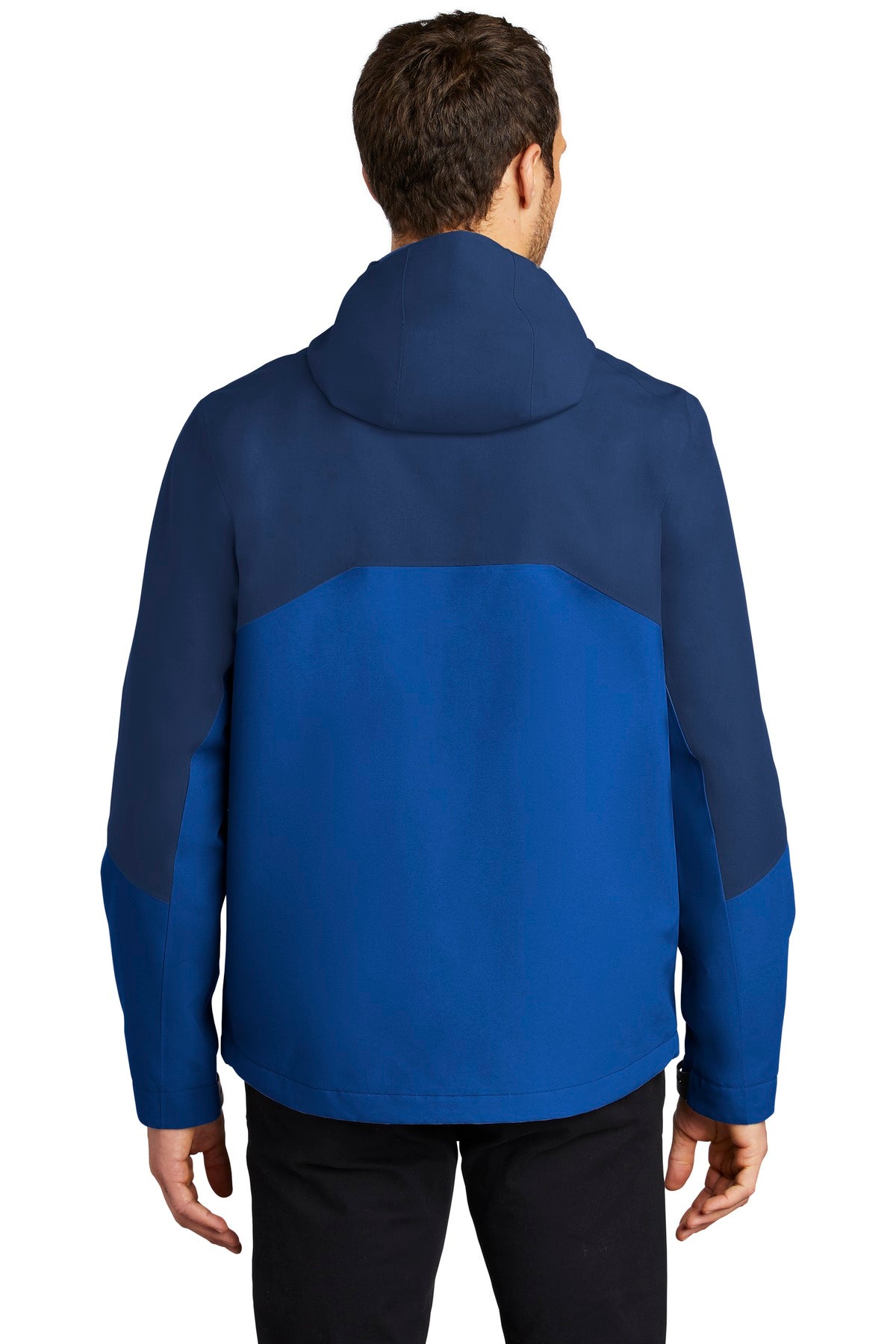 Custom Embroidered Port Authority  Tech Rain Jacket J406,Estate Blue/ Cobalt Blue