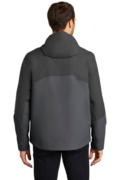Custom Embroidered Port Authority  Tech Rain Jacket J406,Storm Grey/ Shadow Grey