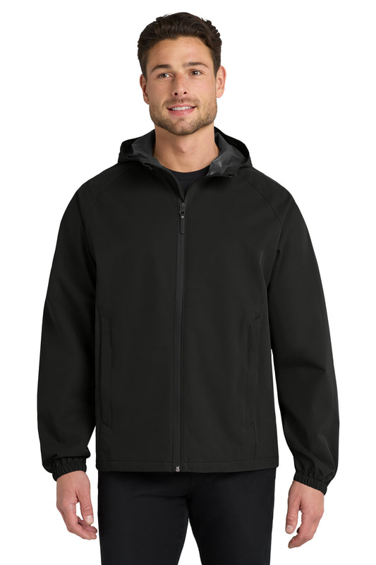 Custom Embroidered Port Authority Outerwear in Deep Black