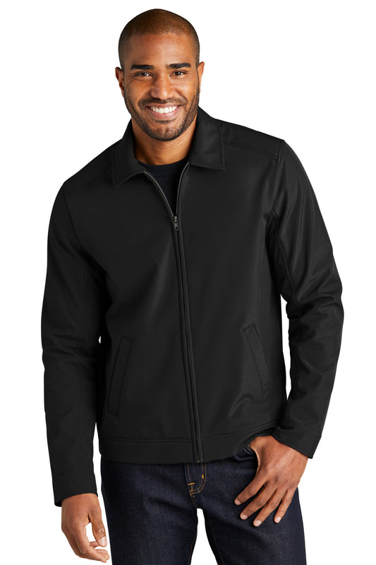 Custom Embroidered Port Authority Outerwear in Black