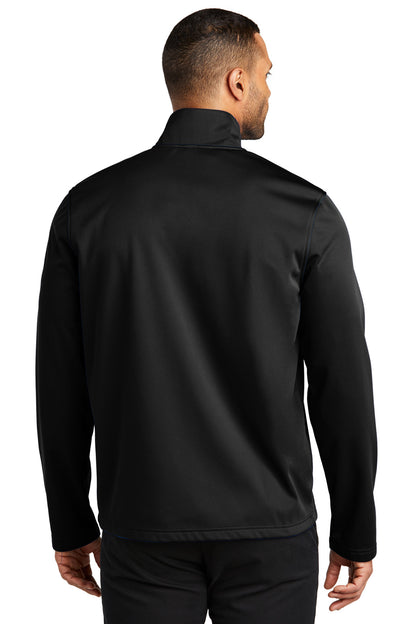Custom Embroidered Port Authority Flexshell Jacket J617,Deep Black