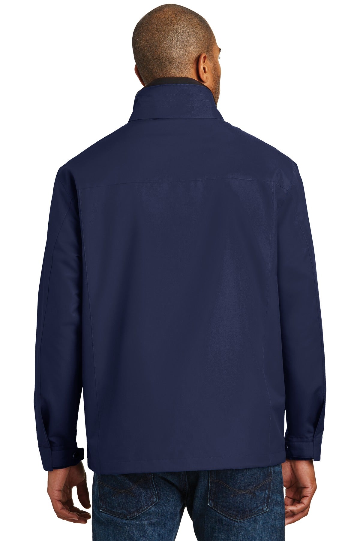 Custom Embroidered Port Authority Outerwear in True Navy