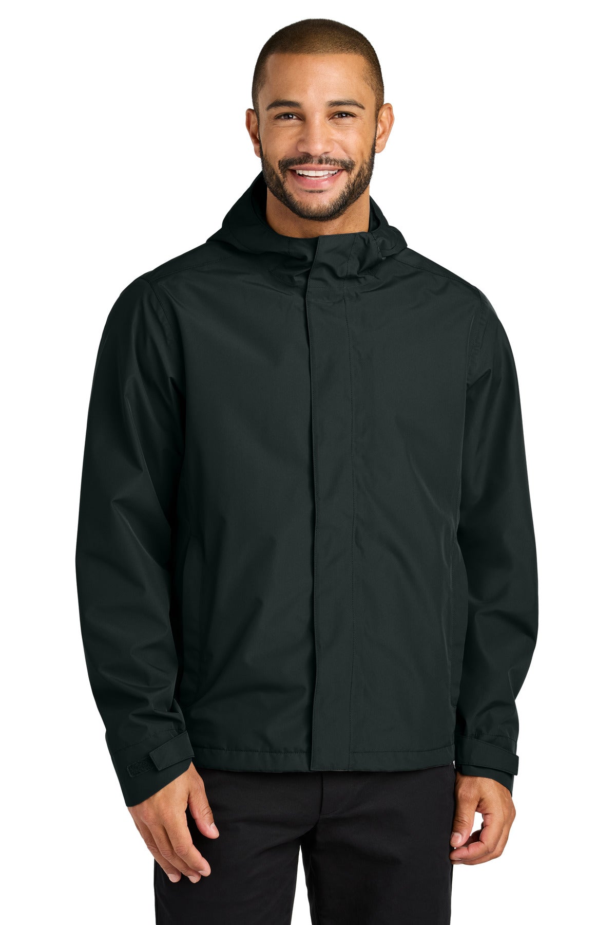 Custom Embroidered Port Authority Outerwear in Deep Black