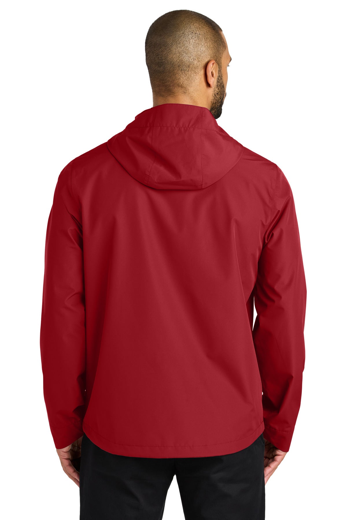 Custom Embroidered Port Authority C-FREE Rain Jacket J714,Rich Red
