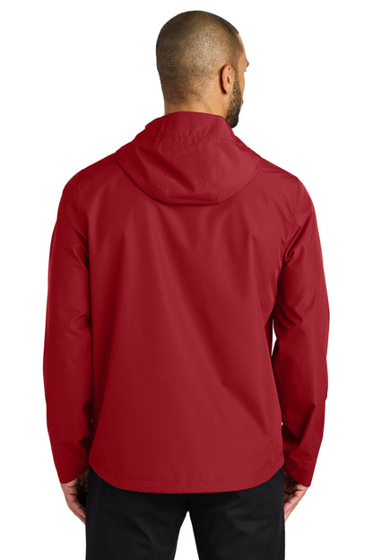 Custom Embroidered Port Authority C-FREE Rain Jacket J714,Rich Red