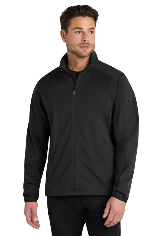 Custom Embroidered Port Authority Outerwear in Deep Black