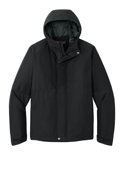 Custom Embroidered Port Authority Outerwear in Deep Black
