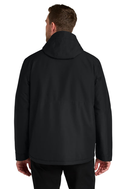 Custom Embroidered Port Authority Outerwear in Deep Black