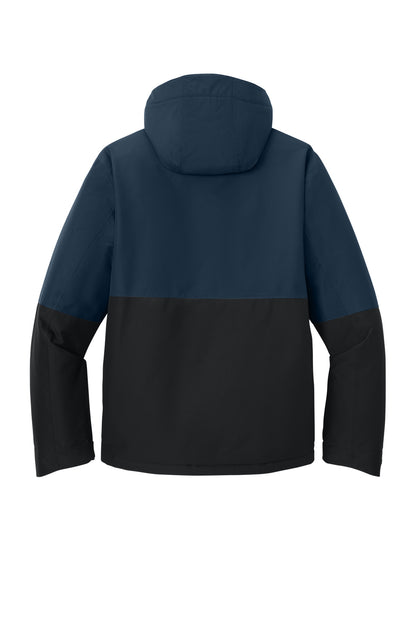Custom Embroidered Port Authority Outerwear in Dress Blue Navy/ Deep Black